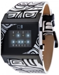 01 The One Binary LED Tribal Strap Watch