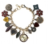 Accessorize Vintage Charm Bracelet Watch J1003