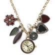 Accessorize Charm Pendant Necklace Watch