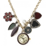 Accessorize Charm Pendant Necklace Watch J1004