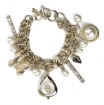 Ladies Accessorize Charm Bracelet Wristwatch