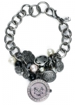Ladies Accessorize Charm Cluster Wristwatch