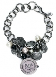 Ladies Accessorize Charm Cluster Wristwatch