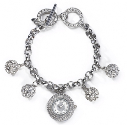 Ladies Accessorize Sparkle Crystal Watch
