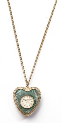 Accessorize Heart Pendant Necklace Watch