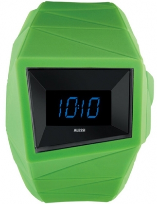 Alessi DayTimer Gents Green LED Watch