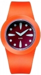 Alessi Calumet Orange Plastic Wristwatch AL1001