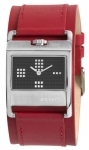Axcent Pixy Red Leather Strap Watch
