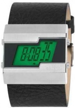 Axcent Leather Strap Tilt Digital Watch