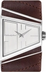 Mens Brown Strap Black Dice Hustle Watch