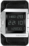 Black Dice Wide Cuff Digital Cash Watch