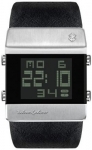 Black Dice Leather Strap Heist Watch