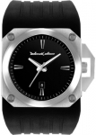 Black Dice Rubber Strap Fashion Watch