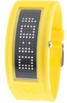 Mens Black Dice Yellow Fashion LED Watch