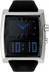 Mens Black Dice Duo Projekt LED Watch