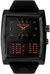 Black Dice Duo Projekt Orange LED Watch