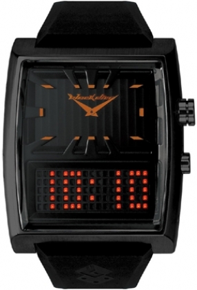 Black Dice Duo Projekt Orange LED Watch