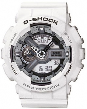 Gents Casio White G Shock Watch