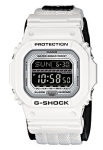 G Shock White Cotton Strap Watch