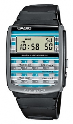 Black Casio Poptone Calculator Watch