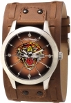Ed Hardy Wide Cuff Gladiator Tiger Watch