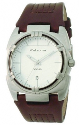 Mens Leather Strap Kahuna Fashion Watch