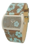 Womens Kahuna Flower Print Fashion Watch
