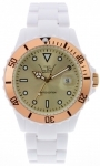 White and Gold Champaign Dial Ltd Watch