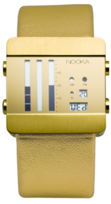 Nooka Gold Fashion Bling Zen Watch
