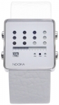 White Nooka Fashion Digital Zot Watch
