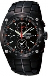 Black Seiko Chrono Sportura Alarm Watch