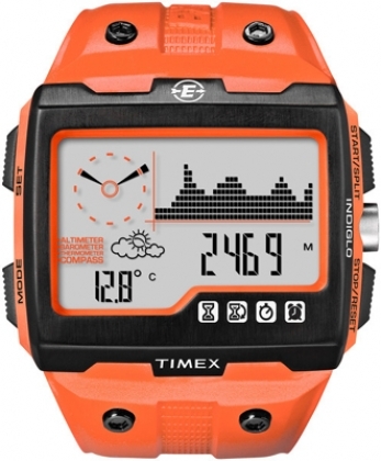 Timex Expedition Wide Screen Orange Watch