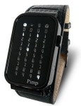 Pimp Pusher P3 Watch Black IP White LED