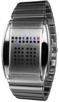 Silver Tokyo Flash R75 Binary LED Watch
