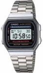 Casio Silver Retro Digital Watch A-168WA-1QY