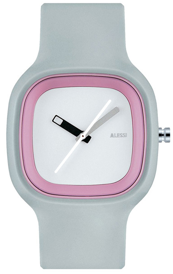 Grey Plastic Strap Alessi Fashion Watch